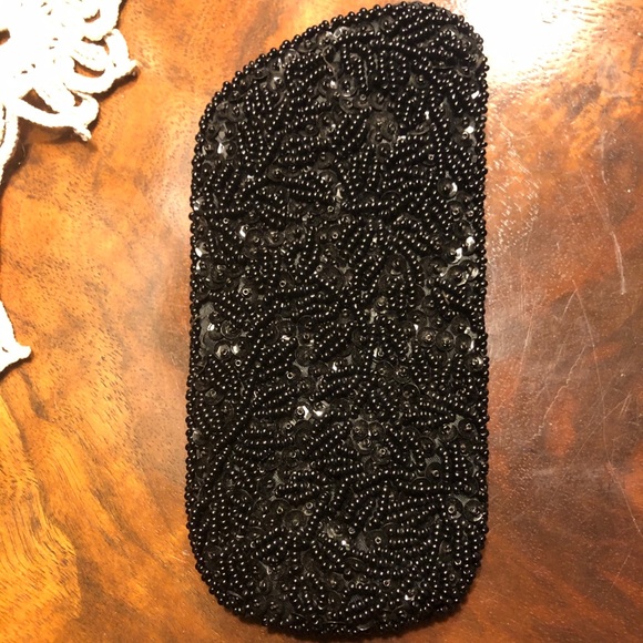 Vintage Black Beaded Eyeglass Case - Picture 2 of 4